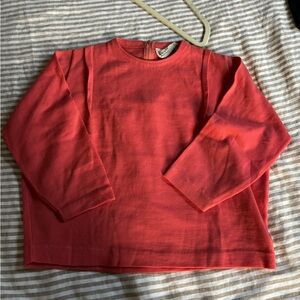 Vintage Coral Wool Top